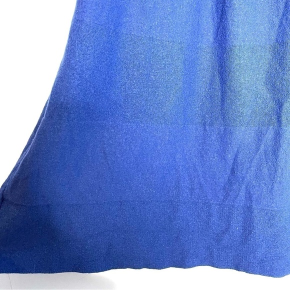 Boden Royal Blue Peter Pan Collared Wool Blend Sweater Dress US 10 - Picture 4 of 7